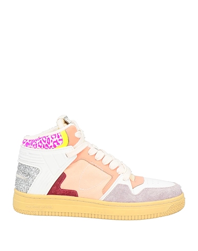 PHILIPPE MODEL Sneakers Pink Textile fibres, Leather