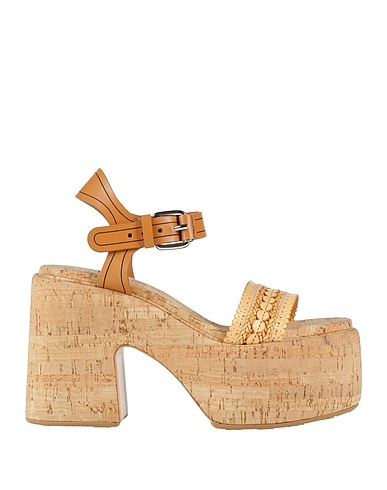 CASADEI Mules and clogs Camel Leather