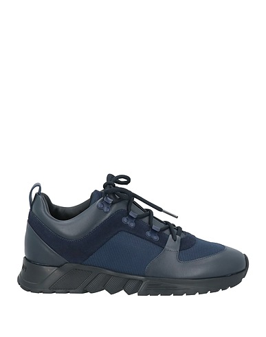 GIORGIO ARMANI Sneakers Midnight blue 100% Calfskin