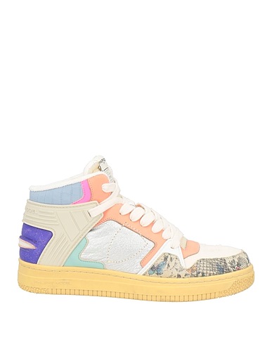 PHILIPPE MODEL Sneakers Salmon pink Textile fibers, Leather