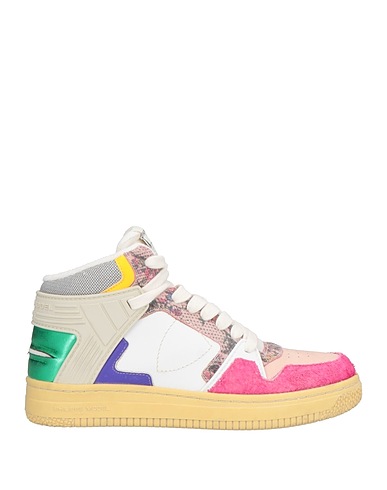 PHILIPPE MODEL Sneakers Fuchsia Textile fibres, Leather
