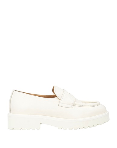 DOUCAL'S Loafers Cream Leather