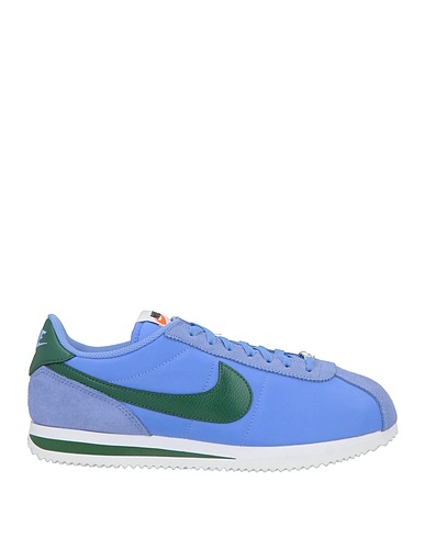 NIKE Sneakers Azzurro Fibre tessili, Pelle