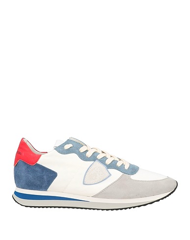 PHILIPPE MODEL Sneakers Light grey Leather, Textile fibers