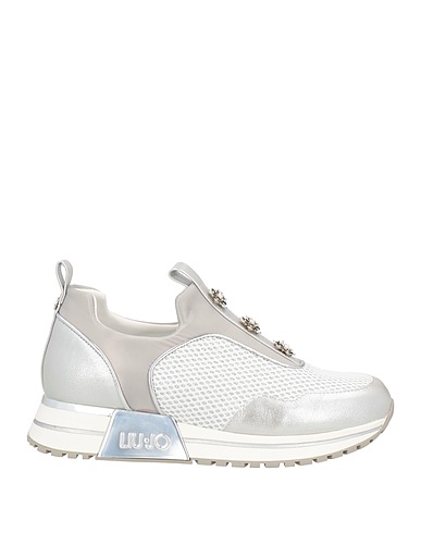 LIU •JO Sneakers Argento Fibre tessili, Altre Fibre