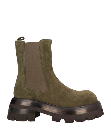 JEFFREY CAMPBELL Ankle boot Military green Leather