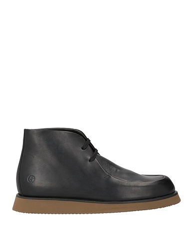 GIORGIO ARMANI Ankle boot Black 100% Cow leather, Cowhide