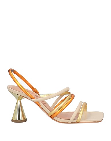 VICENZA) Sandals Gold Leather