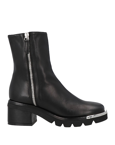 ALDO CASTAGNA Ankle boot Black Leather