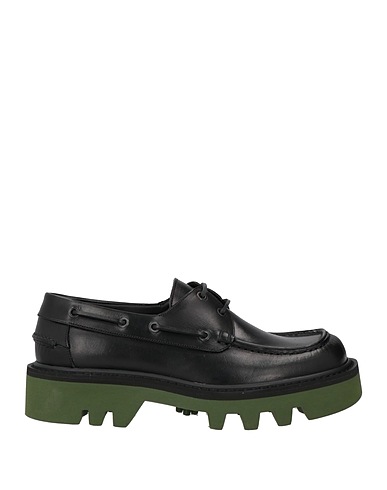 DRIES VAN NOTEN モカシン ブラック 革（なめし加工）