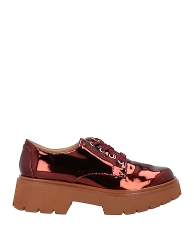 ARTHUR ARBESSER x BALDININI Laced shoes Burgundy Leather