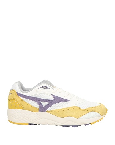MIZUNO Sneakers Giallo ocra Pelle, Fibre tessili