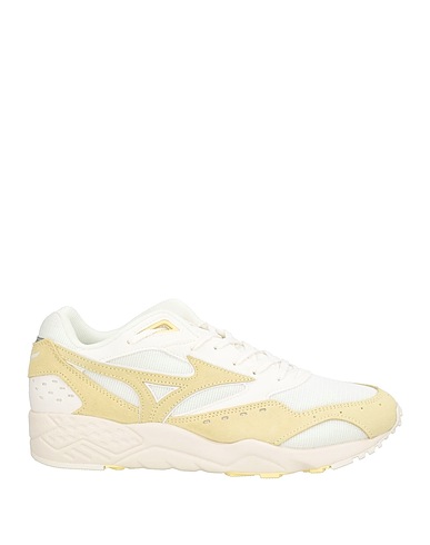 MIZUNO Sneakers Pastellgelb Leder, Gewebefasern