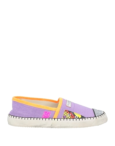 PHILIPPE MODEL Sneakers Lilac Leather, Textile fibers