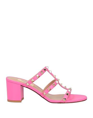 VALENTINO GARAVANI Sandals Fuchsia Leather