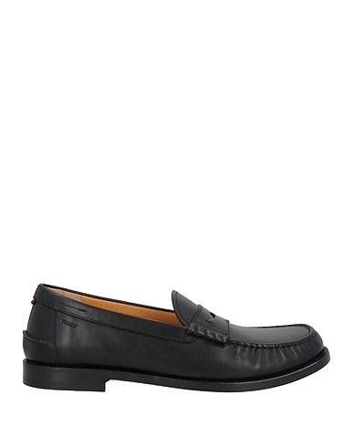 BALLY Loafers Black Calfskin