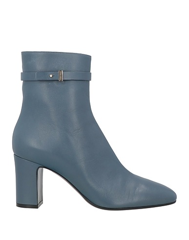 GIORGIO ARMANI Ankle boot Slate blue Leather