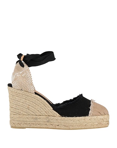 CASTAÑER Espadrillas Nero Fibre tessili