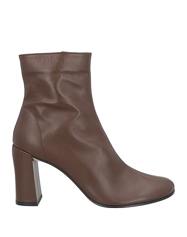 BY FAR Ankle boot Dark brown Leather