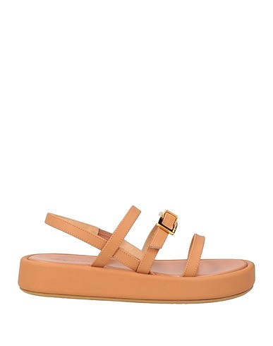 SERGIO ROSSI Sandals Camel Leather
