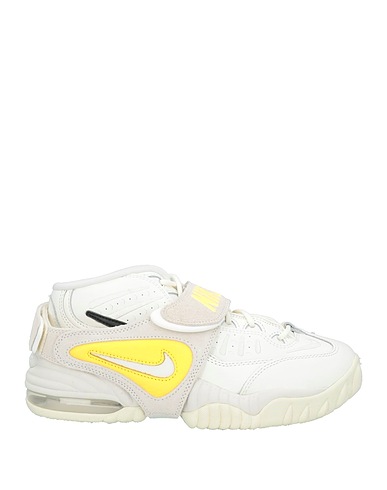 NIKE Sneakers White Leather, Textile fibers