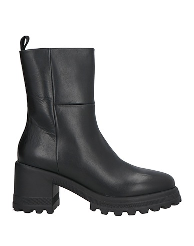 VOILE BLANCHE Ankle boot Black Leather