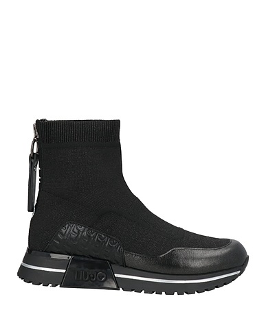 LIU •JO Sneakers Black Textile fibres, Synthetisches Material