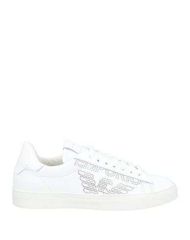 EMPORIO ARMANI Sneakers White Leather