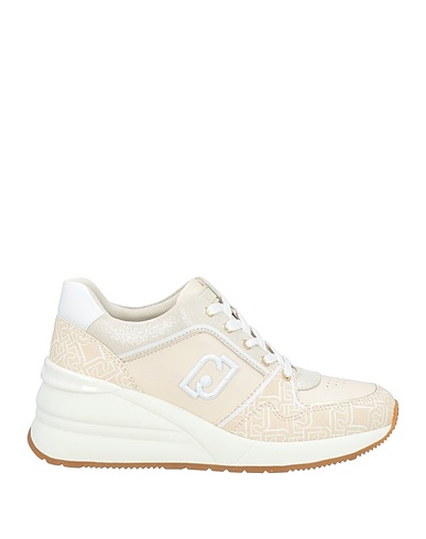 LIU •JO Sneakers Ivory Textile fibres