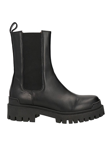 ENNEQUADRO Stiefelette Schwarz Kalbsleder