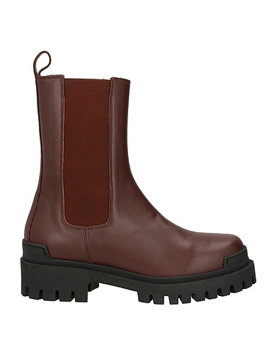 ENNEQUADRO Ankle boot Chocolate brown Calfskin