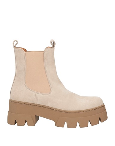 ENNEQUADRO Ankle boot Light grey Leather
