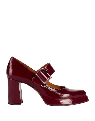 CHIE MIHARA Court Burgundy 100% Leather