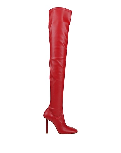 LE SILLA Boots Red Textile fibers