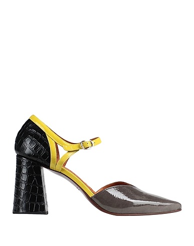 CHIE MIHARA Pump Grey 100% Leather