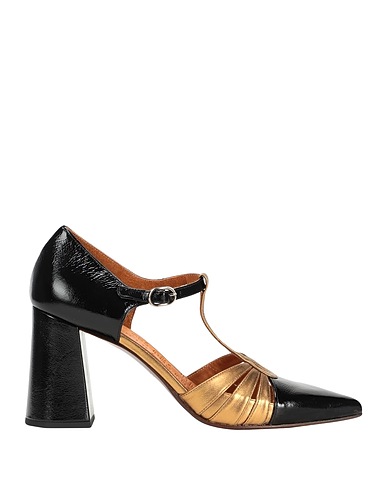 CHIE MIHARA Pump Black 100% Leather