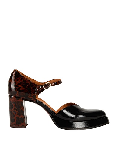 CHIE MIHARA Pump Black 100% Leather