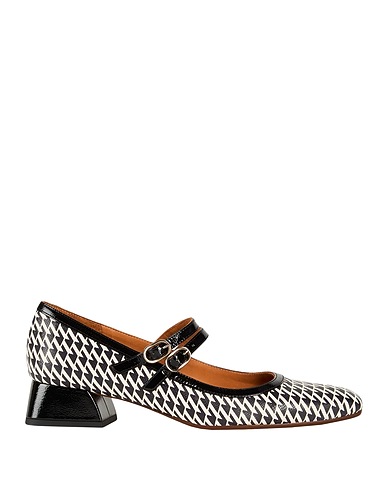 CHIE MIHARA Pump Black 100% Leather