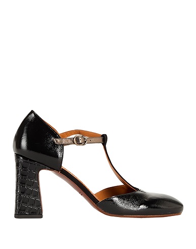 CHIE MIHARA Pump Black 100% Leather