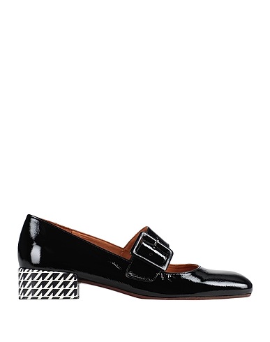 CHIE MIHARA Court Black 100% Leather