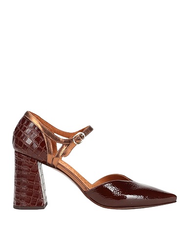 CHIE MIHARA Court Chocolate brown 100% Leather