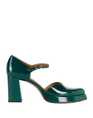 CHIE MIHARA Pump Dark green 100% Leather