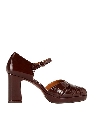 CHIE MIHARA Décolleté Cioccolato 100% Pelle