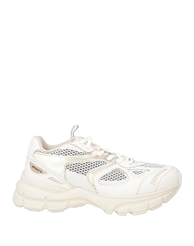 AXEL ARIGATO Sneakers White Leather, Textile fibers