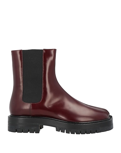 MAISON MARGIELA Ankle boot Burgundy Leather