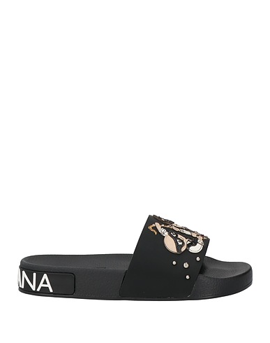 DOLCE&GABBANA Sandals Black Leather