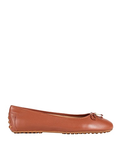 LAUREN RALPH LAUREN Ballet flats JAYNA PEBBLED LEATHER DRIVER FLAT
 Tan 100% Cow leather