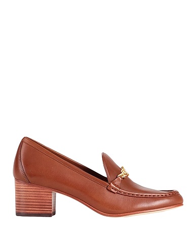 LAUREN RALPH LAUREN Loafers WINSLET BURNISHED LEATHER PUMP
 Tan 100% Cow leather
