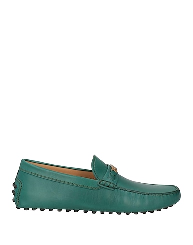 TOD'S Loafers Emerald green Leather