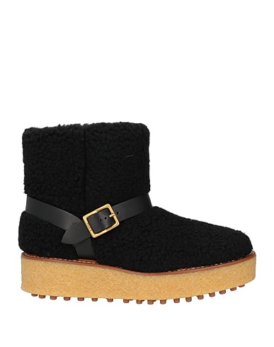 TOD'S Stivaletti Nero Pelle, Fibre tessili